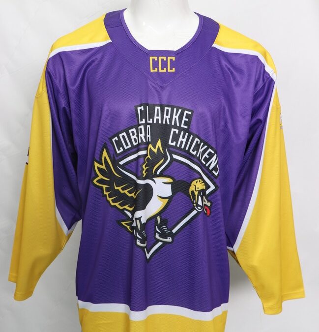 Clarke Cobra Chicken Hockey Jersey